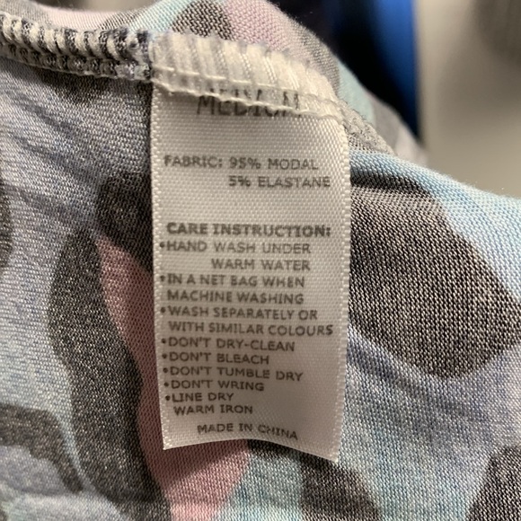 STRIPE & STARE LOUNGE PANT in GALAXY LEOPARD. ****PANTS ONLY**** - Picture 4 of 10